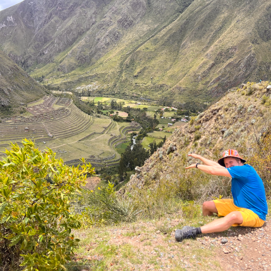 Inca ruins along the Classic Inca Trail route